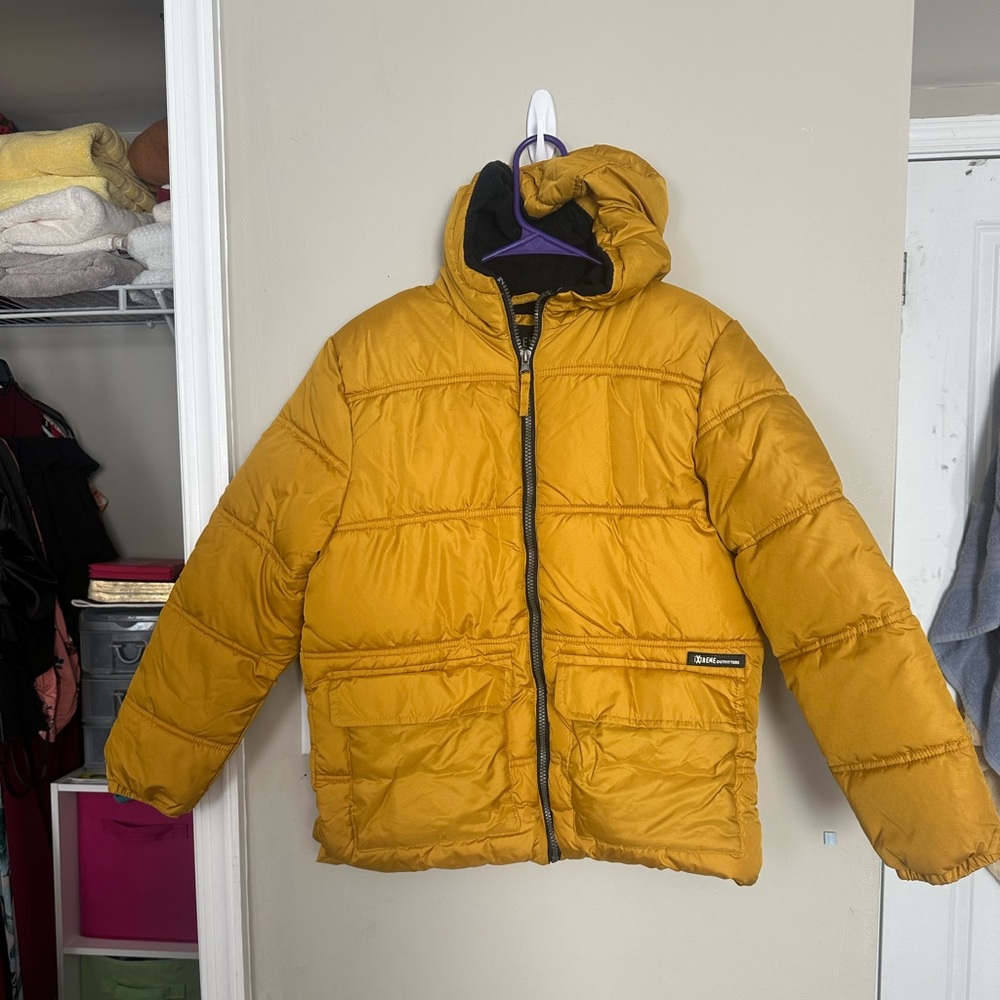 Children's Mustard Puffer Jacket xtreme